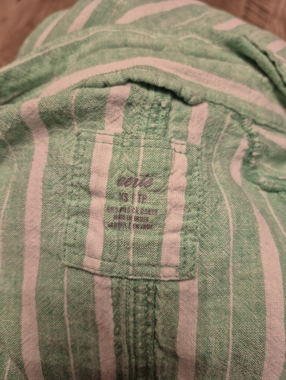 Aerie Women's Green Linen Blend Coverup Oversized Button Down Shirt Size XS-L - Picture 6 of 7
